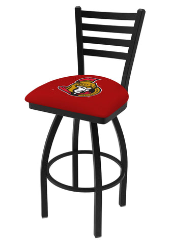Magasinez les sénateurs d'Ottawa hbs chaise de siège de tabouret de bar pivotant haut à dossier en échelle rouge - sporting up