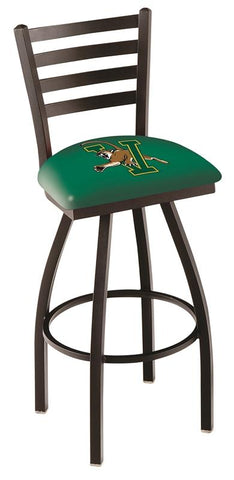 Vermont Catamounts HBS Green Ladder Back High Top Swivel Bar Stool Seat Chair - Sporting Up