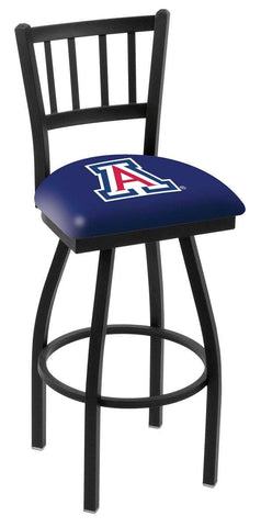 Arizona Wildcats HBS Navy "Jail" Back High Top Swivel Bar Stool Seat Chair - Sporting Up