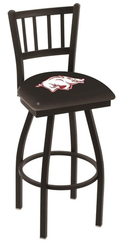 Arkansas razorbacks hbs "fängelse" rygg hög topp vridbar barstol stol stol - sportig upp