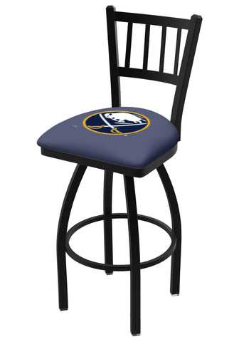 Shop Buffalo Sabres HBS Navy "Jail" Back High Top Swivel Bar Stool Seat Chair - Sporting Up