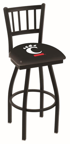 Cincinnati bearcats hbs "fängelse" rygg hög topp vridbar barstol stol stol - sportig upp