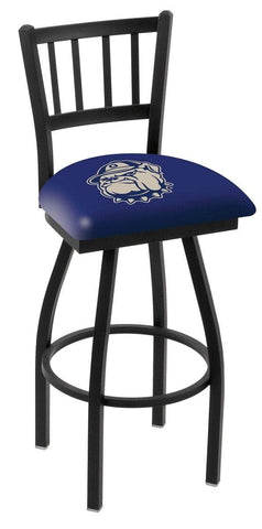 Shop Georgetown Hoyas hbs « prison » dossier haut tabouret de bar pivotant chaise de siège - sporting up
