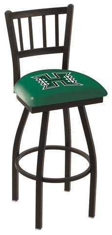 Hawaii Warriors hbs verde "cárcel" respaldo alto giratorio bar taburete asiento silla - sporting up