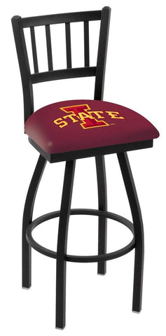 Iowa state cyclones hbs "fängelse" rygg högtopp snurrbar barstol stol stol - sportig upp