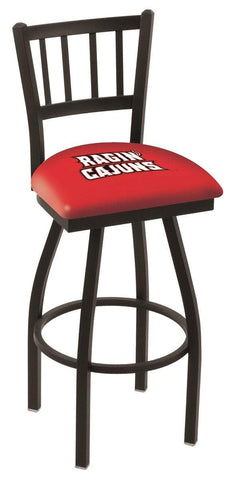 Louisiana-Lafayette Ragin Cajuns HBS "Jail" Back Bar Stool Seat Chair - Sporting Up