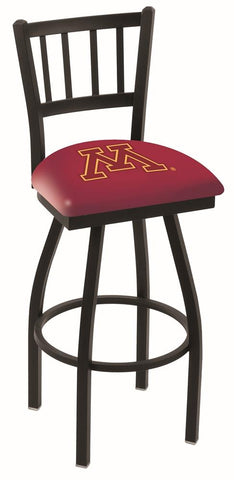 Minnesota golden gophers hbs "fängelse" rygg hög topp vridbar barstol stol stol - sportig upp