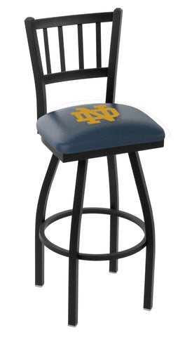 Shop Notre Dame Fighting Irish HBS ND "Jail" Back Swivel Bar Stool Seat Chair - Sporting Up
