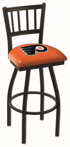 Philadelphia flyers hbs naranja "cárcel" respaldo alto giratorio bar taburete asiento silla - sporting up