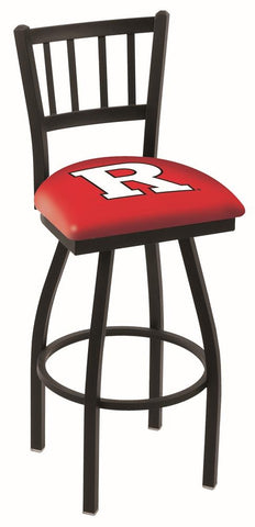 Rutgers Scarlet Knights HBS "Jail" Back High Top Swivel Bar Stool Seat Chair - Sporting Up
