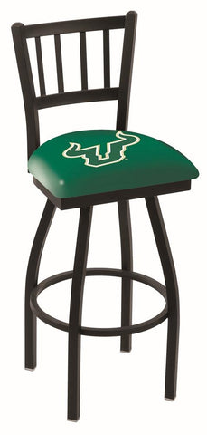 Shop South Florida Bulls hbs vert « prison » dossier haut tabouret de bar pivotant chaise de siège - sporting up