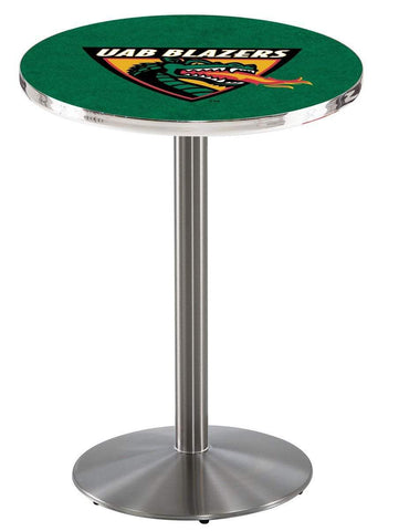Shop UAB Blazers Holland Bar Stool Co. Stainless Steel Pub Table - Sporting Up