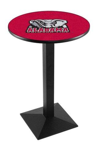 Alabama Crimson Tide Holland Barhocker Co. Black Wrinkle Elephant Bar-Pub-Tisch – sportlich