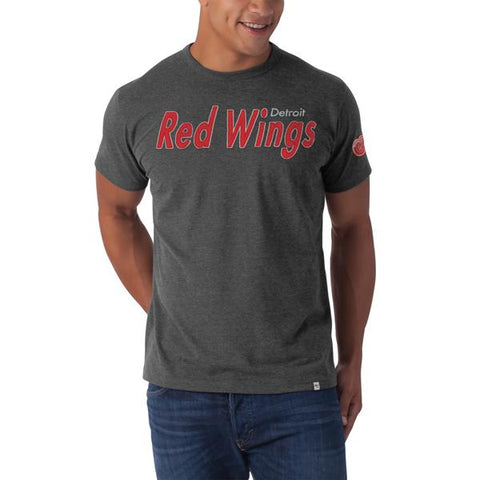 Detroit red wings 47 märket vintage allbright fieldhouse grå t-shirt - sportig upp