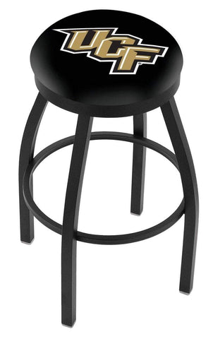 UCF Knights HBS Black Swivel Bar Stool with Cushion - Sporting Up