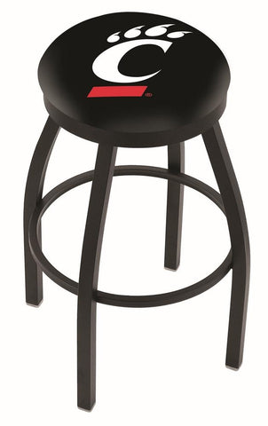 Tabouret de bar pivotant noir avec coussin HBS des Bearcats de Cincinnati - Sporting Up