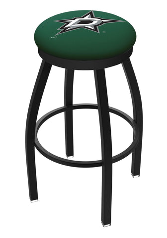 Compre taburete de bar giratorio negro Dallas Stars HBS con cojín verde - Sporting Up