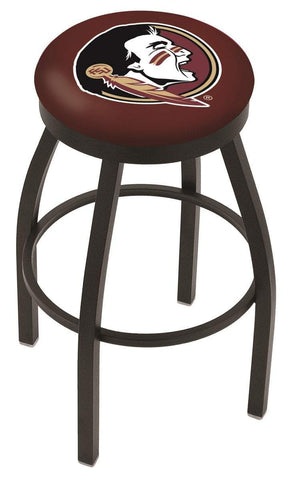 Tabouret de bar pivotant avec logo Florida State Seminoles HBS Head avec coussin grenat - Sporting Up