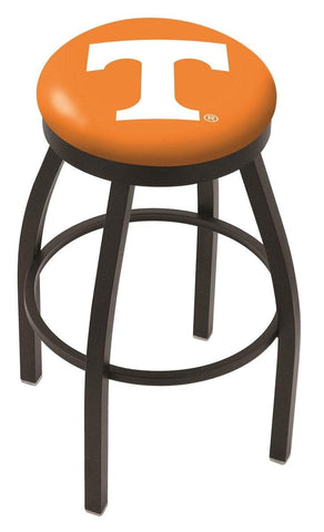 Compre Taburete de bar giratorio negro HBS Tennessee Volunteers con cojín naranja - Sporting Up