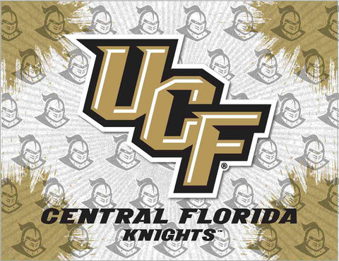 UCF Knights HBS Gray Gold Wall Canvas Art Picture Print - Sporting Up