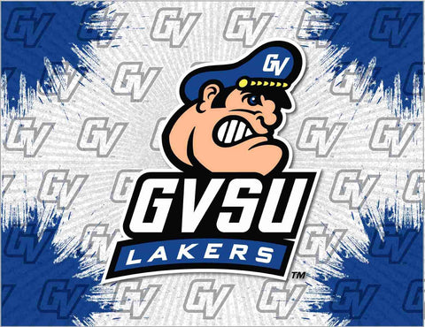 Grand Valley State Lakers hbs gris azul pared lienzo arte imagen impresión - sporting up