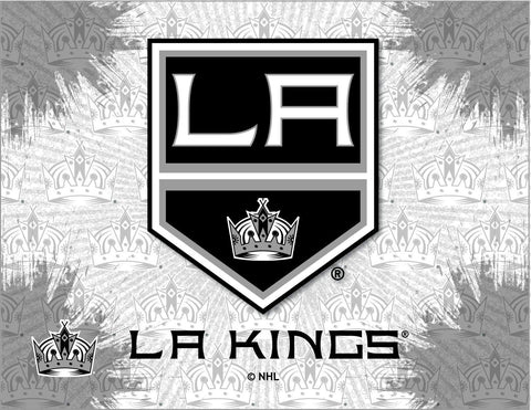 Compre la impresión de la imagen del arte de la lona de la pared del hockey gris de los angeles kings hbs - sporting up