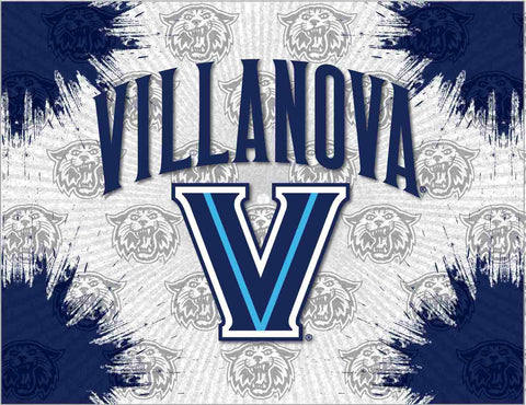 Villanova wildcats hbs grå marinblå vägg canvas bildtryck - sporting up