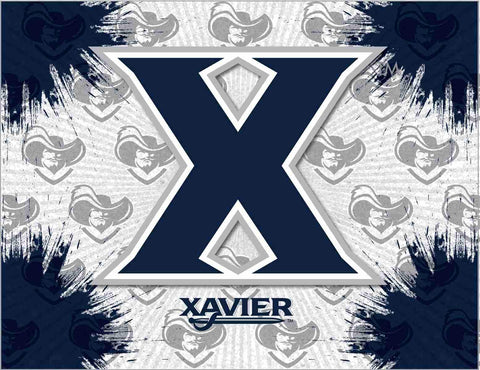 Xavier musketörer hbs grå marinblå vägg canvas-bildtryck - sporting up
