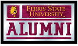 Ferris State Bulldogs Holland Bar Stool Co. Alumni Mirror (26" x 15") - Sporting Up
