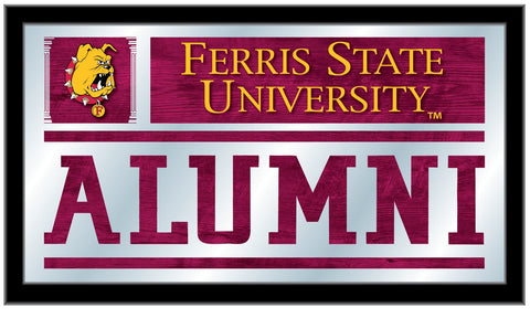 Ferris State Bulldogs Holland Barhocker Co. Alumni-Spiegel (26" x 15") – Sporting Up