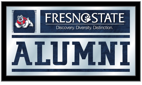 Compre Fresno State Bulldogs Holland Bar Taburete Co. Espejo para ex alumnos (26" x 15") - Sporting Up