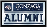 Gonzaga Bulldogs Holland Bar Taburete Co. Espejo para ex alumnos (26" x 15") - Sporting Up
