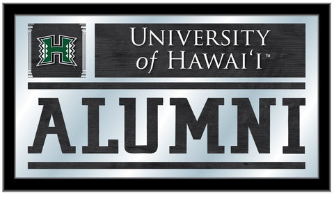 Shop Hawaii Warriors Holland Bar Stool Co. Alumni Mirror (26" x 15") - Sporting Up