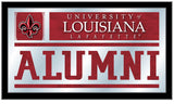 Louisiana-Lafayette Ragin Cajuns Holland Bar Taburete Co. Espejo para ex alumnos (26" x 15") - Sporting Up