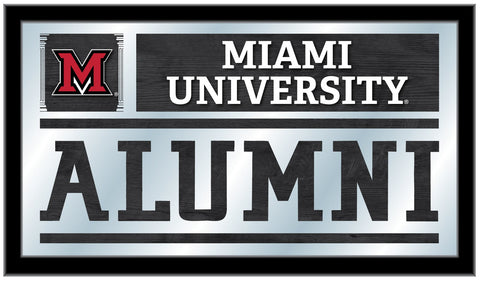 Achetez le miroir des anciens élèves des Redhawks Holland Bar Tabouret Co. de l'Université de Miami (26" x 15") - Sporting Up