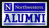 Northwestern Wildcats Holland Barhocker Co. Alumni-Spiegel (26" x 15") – Sporting Up