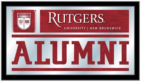 Shop Rutgers Scarlet Knights Holland Bar Stool Co. Alumni Mirror (26" x 15") - Sporting Up