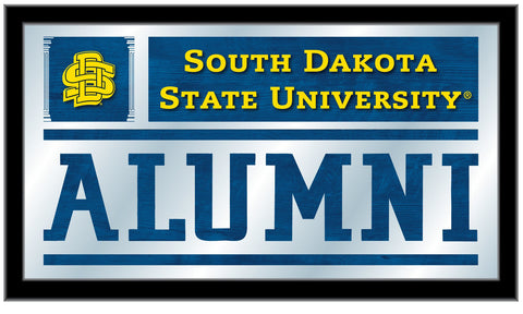 Miroir Jackrabbits de l'État du Dakota du Sud Holland Bar Tabouret Co. Alumni (26" x 15") - Sporting Up