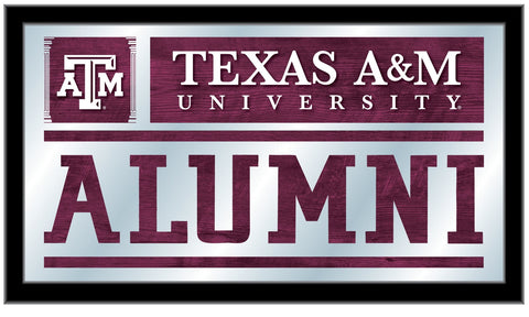 Texas A&M Aggies Holland Bar Taburete Co. Espejo para ex alumnos (26" x 15") - Sporting Up