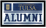 Tulsa Golden Hurricane Holland Bar Taburete Co. Espejo para ex alumnos (26" x 15") - Sporting Up