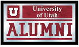 Utah Utes Holland Bar Taburete Co. Espejo para ex alumnos (26" x 15") - Sporting Up