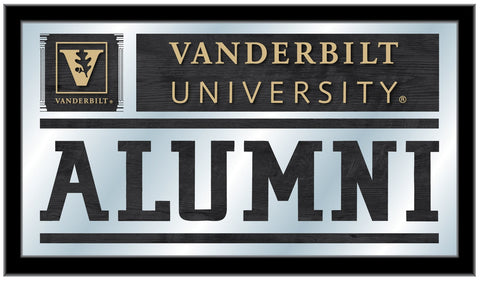 Vanderbilt Commodores Holland Bar Taburete Co. Espejo para ex alumnos (26" x 15") - Sporting Up