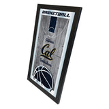 Miroir mural en verre à suspendre avec cadre de basket-ball HBS des Golden Bears de Californie (26"x 15") - Sporting Up