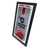 Miroir mural en verre suspendu avec cadre de basket-ball rouge HBS des Flyers de Dayton (26"x15") - Sporting Up