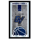 Grand Valley State Lakers HBS Basketball Inramad Hang Glass Wall Mirror (26"x15") - Sporting Up
