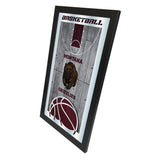 Montana Grizzlies HBS Espejo de pared de vidrio colgante con marco de baloncesto (26 "x 15") - Sporting Up