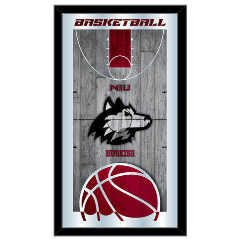 Kaufen Sie Northern Illinois Huskies HBS Basketball gerahmter Wandspiegel aus Glas zum Aufhängen (66 x 38 cm) – Sporting Up