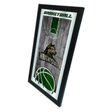 Wright State Raiders HBS Basketball Framed Hanging Glass Wall Mirror (26"x15") - Sporting Up