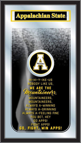 Shop Appalachian State Mountaineers HBS Fight Song Mirror (26" x 15") - Sporting Up