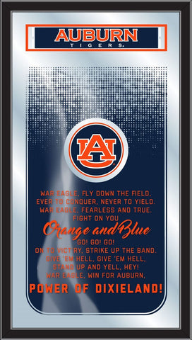 Auburn Tigers Holland Bar Stool Co. Fight Song Mirror (26" x 15") - Sporting Up